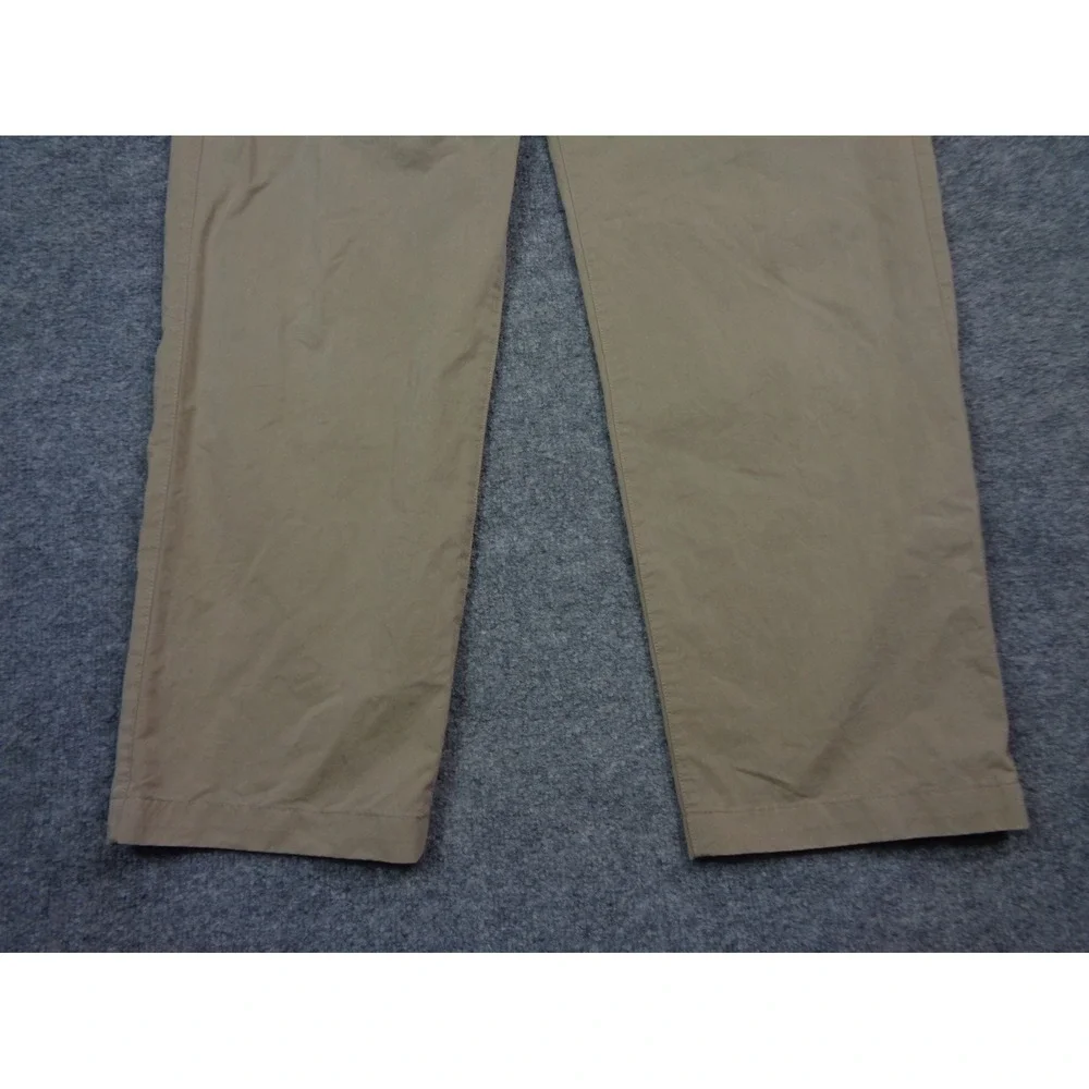 Madewell Stretch Pant Size M Khaki Tan Drawstring Wide Leg Relaxed Comfort